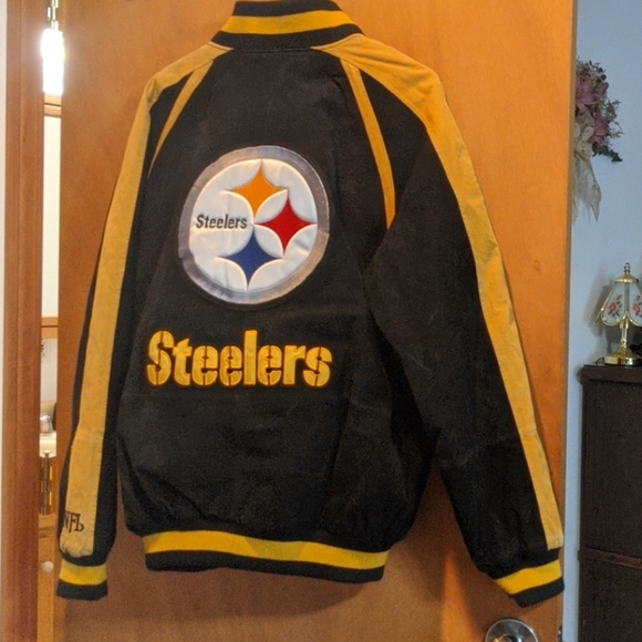 Pittsburgh Steelers leather coat (Large) - Picture 8 of 8